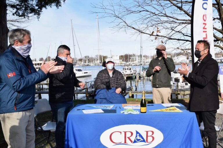 Video of Lease Signing for the Adaptive Boating Center!