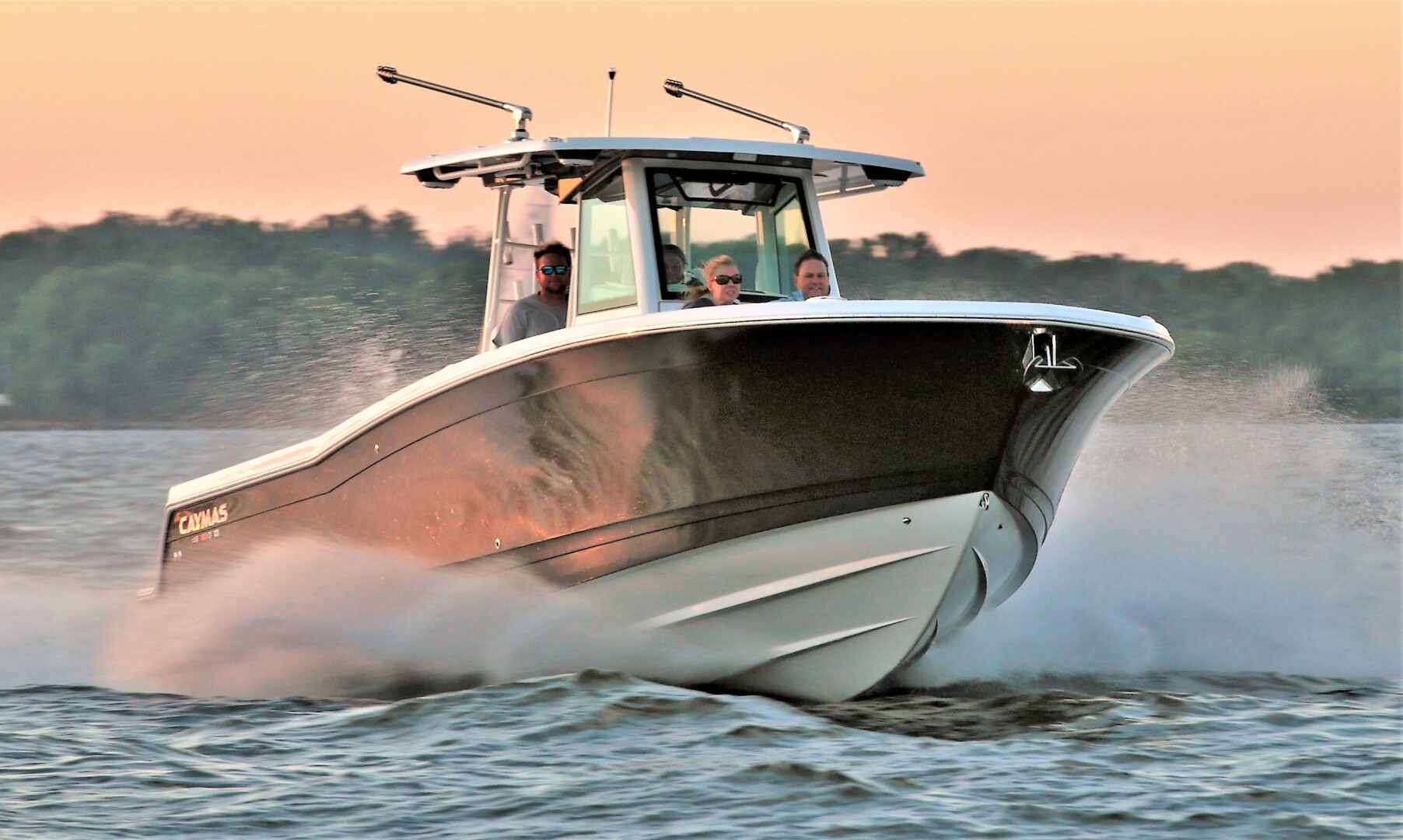 Photo of a power boat from the CRAB Cup Poker Pursuit competition. 