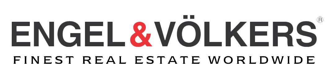 A logo for Engel and Volkers, Finest Real Estate Worldwide 